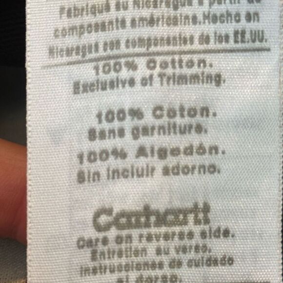 Carhartt Men’s Utility Work Pant Washed Duck Dungaree fit Pants W40 x L38 B11 - Picture 8 of 10